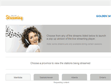 Tablet Screenshot of goldenweststreaming.com
